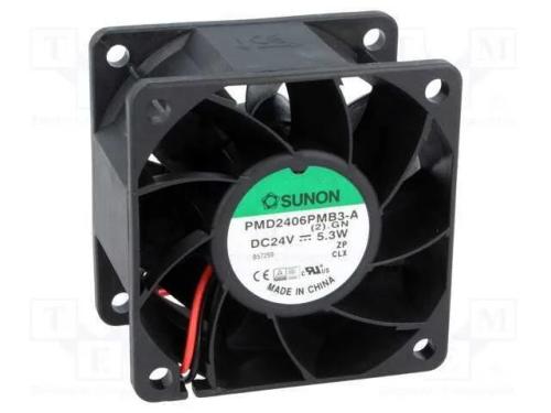 Ventilador: Dc, Transversal, 24vdc, 60x60x38mm, 70,5m3/H, 47dba