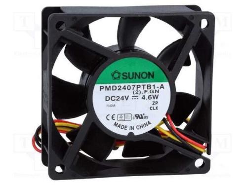Ventilador: Dc, Transversal, 24vdc, 70x70x25mm, 83,25m3/H, 45dba