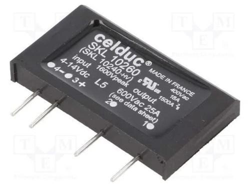 Rel&eacute;: Semicondutores, Spst-No, Ucoma: 4&divide;14vdc, 25a, 24&divide;690vac