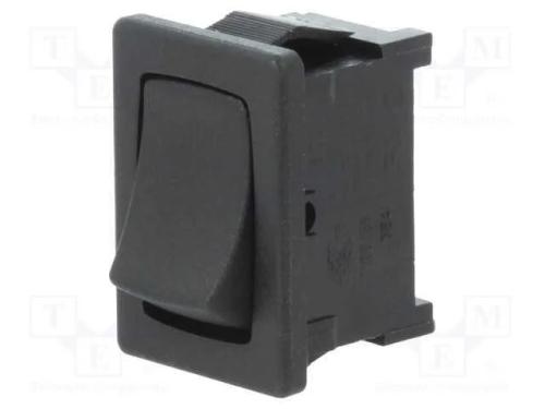 Rocker, Spdt, Pos: 2, On-Off, 10a/250vac, Ip40, 100mo, Ul94v-2, Cobre