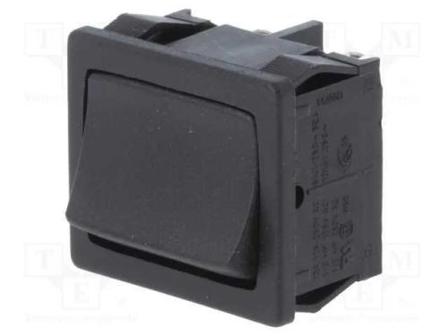Rocker, Dpdt, Pos: 2, On-Off, 10a/250vac, Ip40, 100mo, Ul94v-2