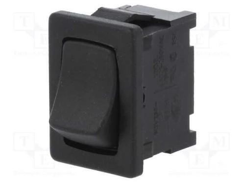 Rocker, Spdt, Pos: 3, (On)-Off-(On), 6a/250vac, Ip40, 100mo, Ul94v-2