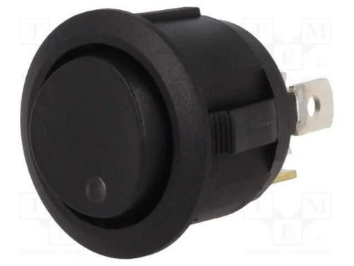 Rocker, Sp3t, Pos: 3, On-Off-On, 20a/14vdc, Preto, Led,Pontuais