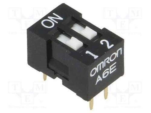 Interruptor: DIP-SWITCH, Quantidade de sec&ccedil;&otilde;es: 2.