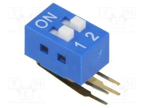 Interruptor: Dip-Switch, Quantidade de Sec&ccedil;&otilde;es: 2, On-Off, Pos: 2