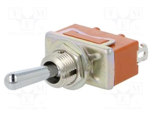 Interruptor: de Alavanca, Pos: 2, Spst, On-Off, 15a/250vac