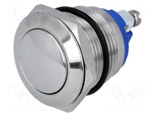 Interruptor: Antivandalismo, Pos: 2, Spst-No, 2a/36vdc, Ip65, 19mm