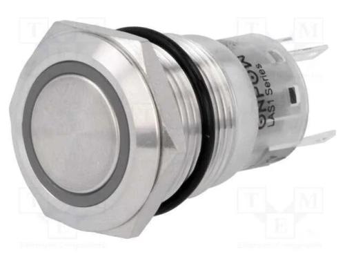 Interruptor: Antivandalismo, Pos: 2, Spdt, 0,5a/220vac, 1a/24vdc