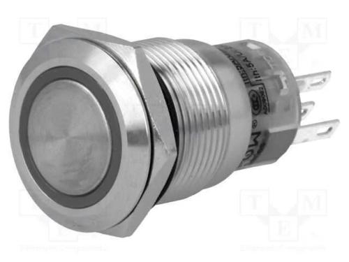 Interruptor: Antivandalismo, Pos: 2, Spdt, 0,5a/220vac, 1a/24vdc