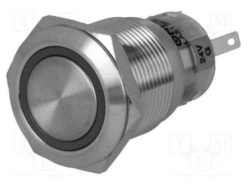 Interruptor: Antivandalismo, Pos: 2, Spdt, 0,5a/220vac, 1a/24vdc