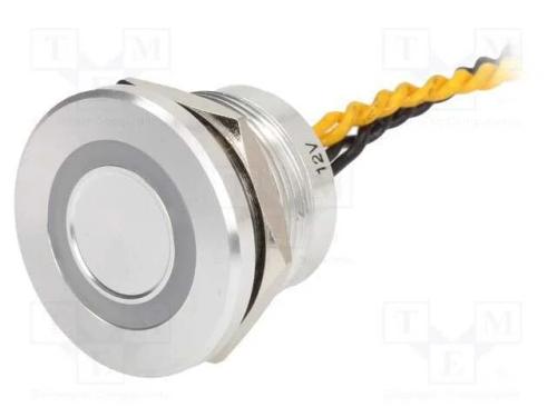 Interruptor: Piezoel&eacute;ctrico, Pos: 2, Spst-No, 0,2a/24vac, Ip68
