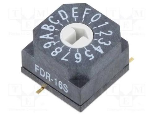 Emissor de C&oacute;digo, Hex/Bcd, Pos: 16, Smt, Rcontacto Max: 80mo, 7ncm