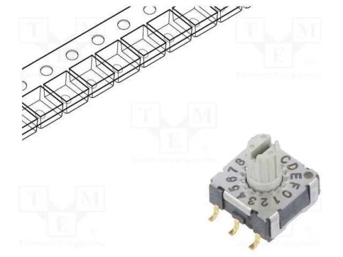 Emissor de C&oacute;digo, Hex/Bcd, Pos: 16, Smt, Rcontacto Max: 80mo, M