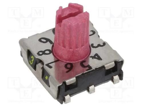 Emissor de C&oacute;digo, Dec/Bcd, Pos: 10, Smd, Rcontacto Max: 80mo, P25