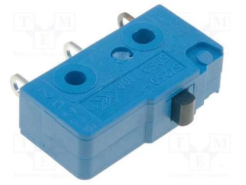 Microinterruptor Snap Action, Sem Alavanca, Spdt, 5a/250vac