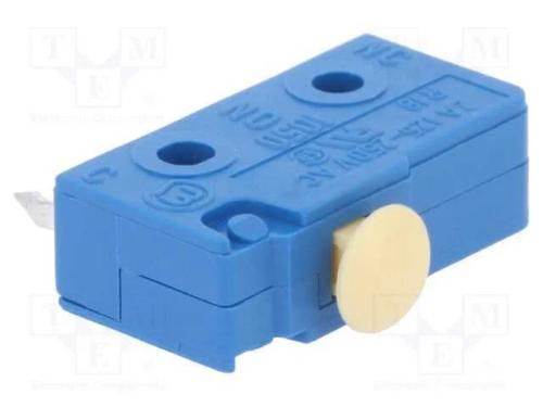 Microinterruptor Snap Action, Sem Alavanca, Spdt, 2a/250vac