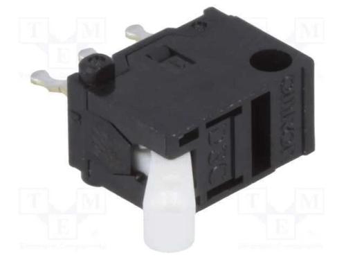 Microinterruptor Snap Action, com Alavanca, Spdt, 0,1a/30vdc