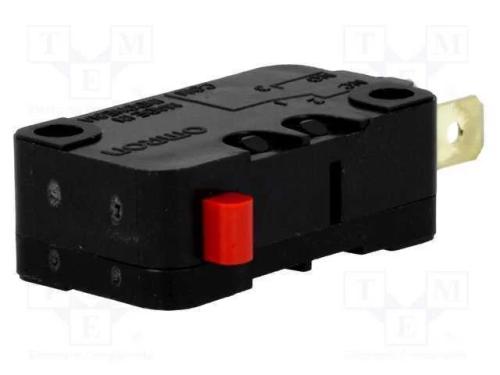 Microinterruptor Snap Action, Sem Alavanca, Spdt, 16a/250vac