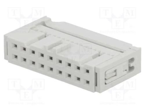 Ficha, Idc, F&ecirc;mea, Pin: 18, com Aperto de Cabo, Idc, para Fita, Fci