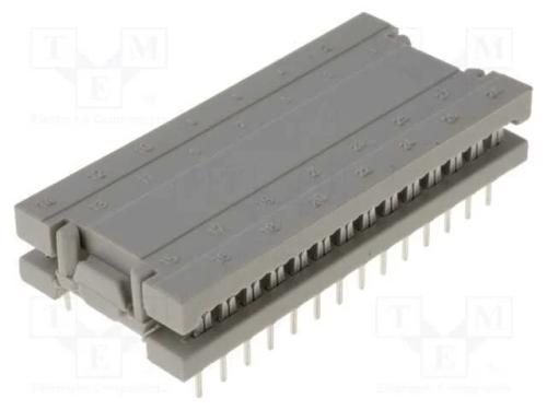 Idc de Transi&ccedil;&atilde;o, Pin: 28, Dil 15,24mm, Idc,Tht, para Fita, 1,27mm