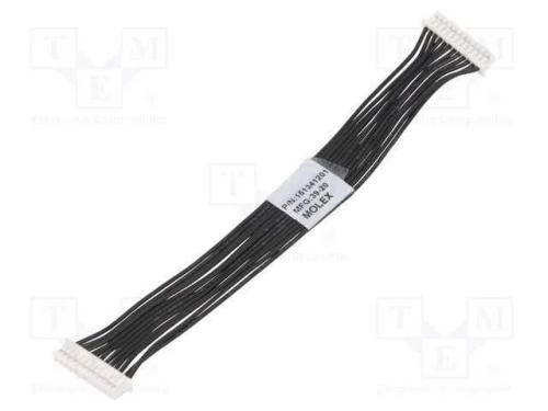 Ficha, Fio-Placa, F&ecirc;mea X2, Picoblade, Pin: 12, com Cabos, Fios