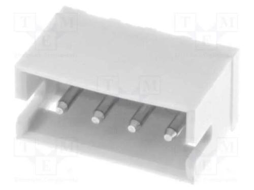 Tomada, Fio-Placa, Macho, Zh, 1,5mm, Pin: 4, Tht, 50v, 1a, -25&divide;85c