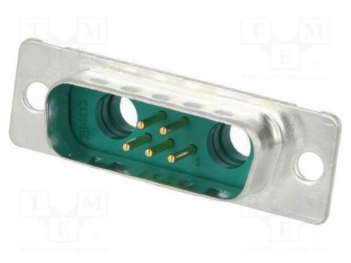 D-Sub Especiais, Pin: 7(2+5), Ficha, Macho, com Cabo, Solda, 250v