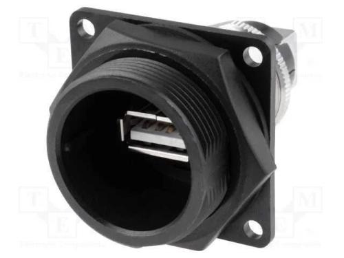 Tomada, adaptador, Data-Con-X, USB 2.0, IP67,IP68