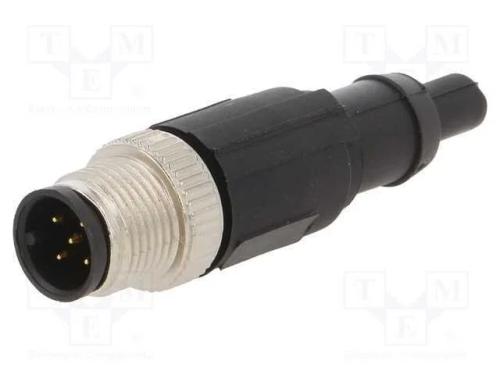 Terminador, M12, Pin: 4, Macho, C&oacute;digo A-Devicenet / Canopen