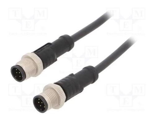 Cabo: para sensores/automatiza&ccedil;&atilde;o, PIN: 8, M12-M.