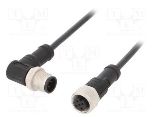 Cabo: para sensores/automatiza&ccedil;&atilde;o, PIN: 4, M12-M.