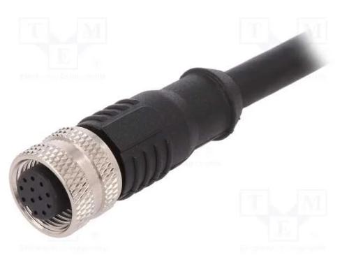 Ficha, M12, PIN: 12, f&ecirc;mea, c&oacute;digo A-DeviceNet / .