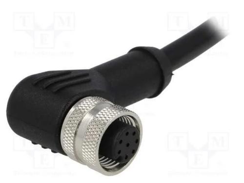 Ficha, M12, PIN: 8, f&ecirc;mea, c&oacute;digo A-DeviceNet / C.