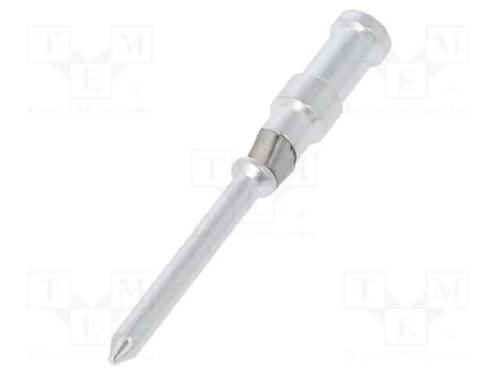 Contacto, Macho, Liga em Cobre, Prateado, 0,37mm2, 22awg, a Granel