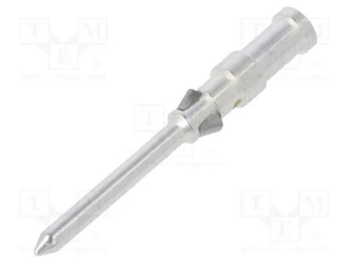 Contacto, Macho, Liga em Cobre, Prateado, 0,5mm2, 20awg, a Granel