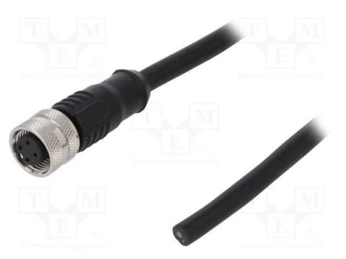 Ficha, M12, PIN: 4, f&ecirc;mea, c&oacute;digo A-DeviceNet / C.
