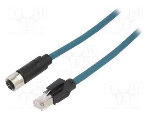 Cabo: para sensores/automatiza&ccedil;&atilde;o, PIN: 8, f&ecirc;mea.
