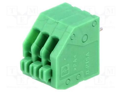 PCB bloco terminal, angulares 45, 2,5mm, faixas: .