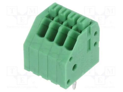 PCB bloco terminal, angulares 45, 2,5mm, faixas: .