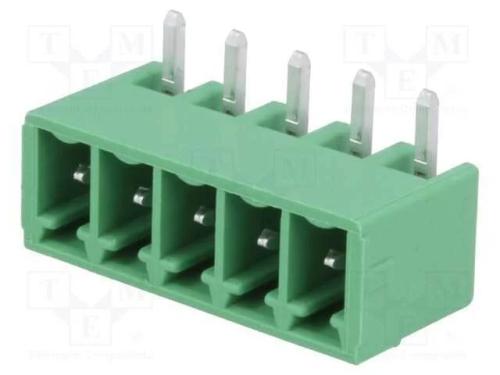 Bloco terminal separ&aacute;vel, 3,81mm, faixas: 5, angu.