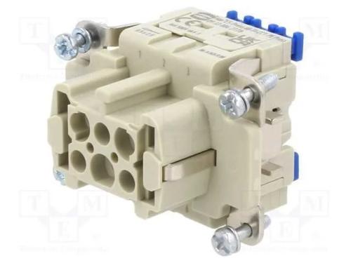 Conector: HDC, inserto de contatos, f&ecirc;mea, Han B,.