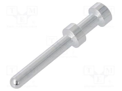 Contacto, Macho, Liga em Cobre, Prateado, 0,37mm2, 22awg, a Granel
