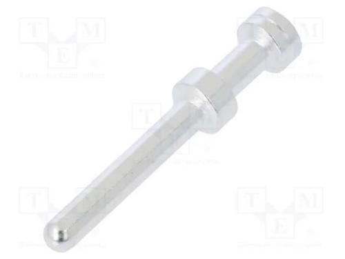 Contacto, Macho, Liga em Cobre, Prateado, 0,75mm2, 18awg, a Granel