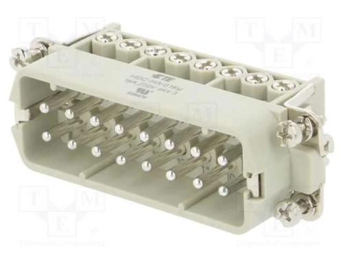 Conector: HDC, inserto de contatos, macho, HA, PI.