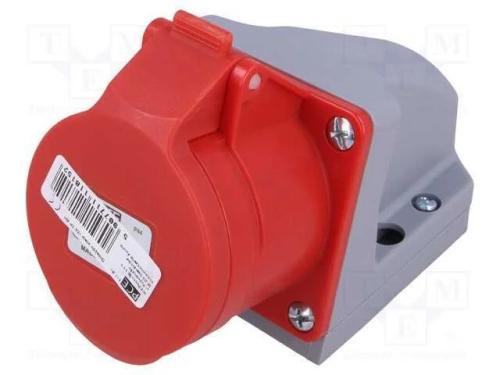 Conector: de Alimenta&ccedil;&atilde;o Ac 3 Fases, Tomada, F&ecirc;mea, 16a, 400vac