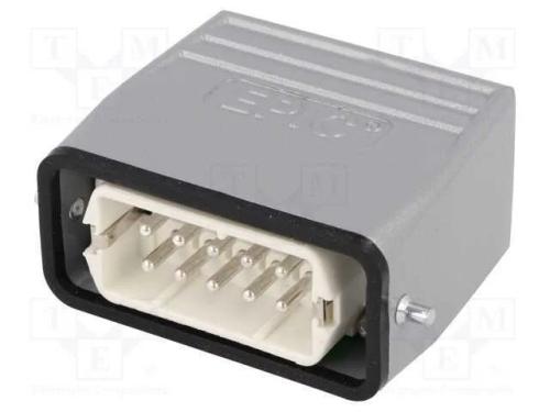 Conector: Hdc, Ficha, Macho, Epic Kit, Pin: 10, 10+Pe, M20, 16a, 250v