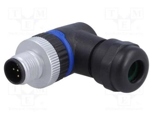 Ficha, M12, Pin: 5, Macho, C&oacute;digo A-Devicenet / Canopen, com Cabo