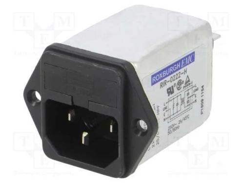 Conector: de alimenta&ccedil;&atilde;o, tomada, macho, 2A, 250V.