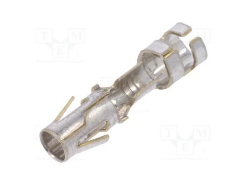 Contacto, F&ecirc;mea, Lat&atilde;o, Estanhado, 0,5&divide;2mm2, .140 Mate-N-Lok, 28a