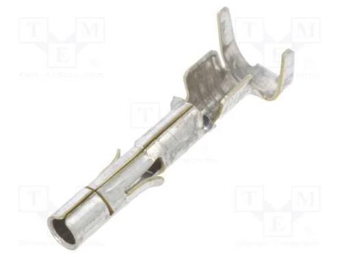 Contacto, F&ecirc;mea, Lat&atilde;o, Estanhado, 1,5&divide;2,5mm2, 16awg&divide;13awg, Cerrar